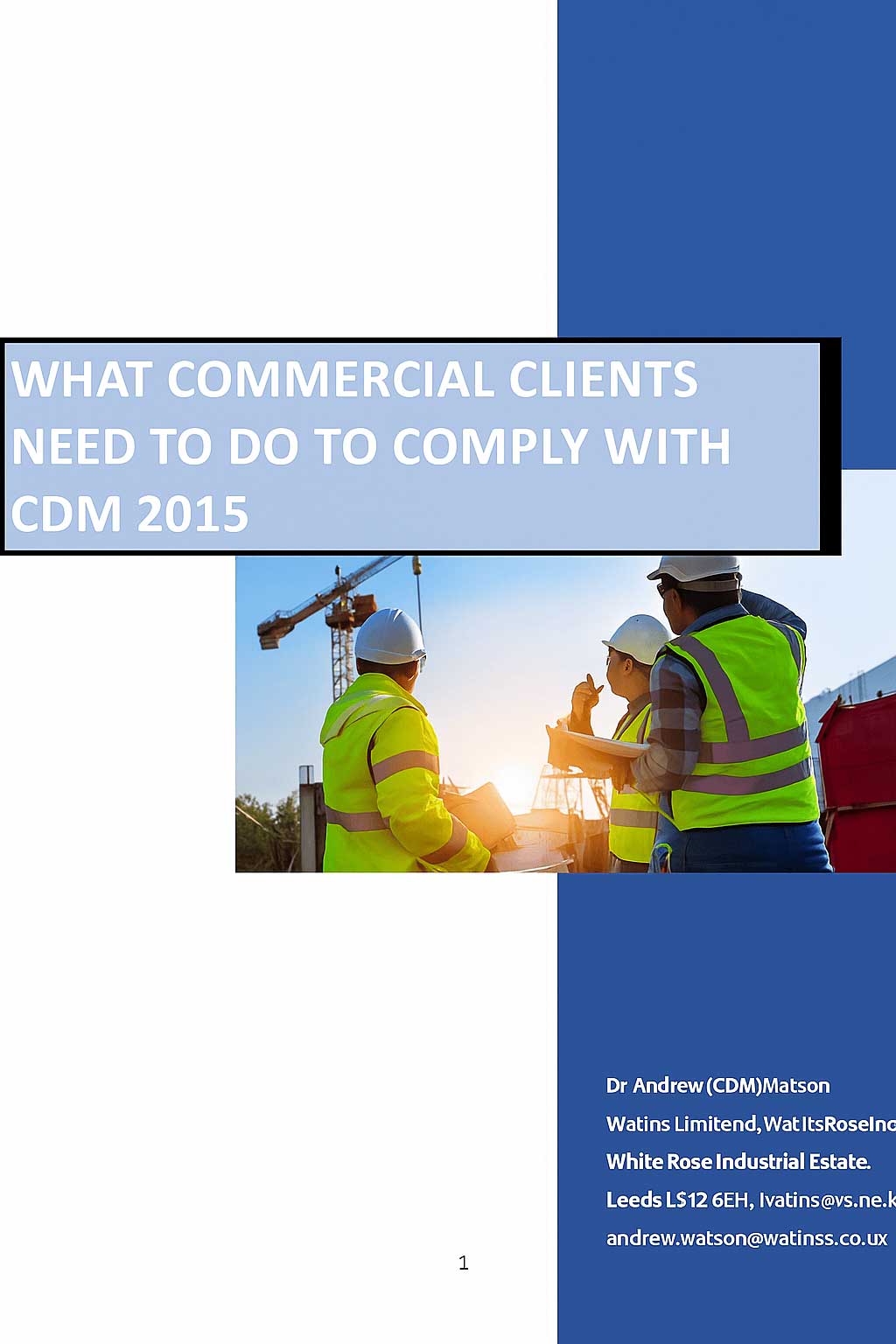 What Commercial Clients Need to Do